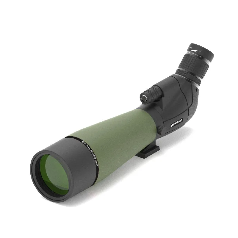 RECON GS2  High Definition BAK4 Powerful nitrogen Filled Waterproof 25-75x80 Spotting Scope with Tripod And Carry Bag