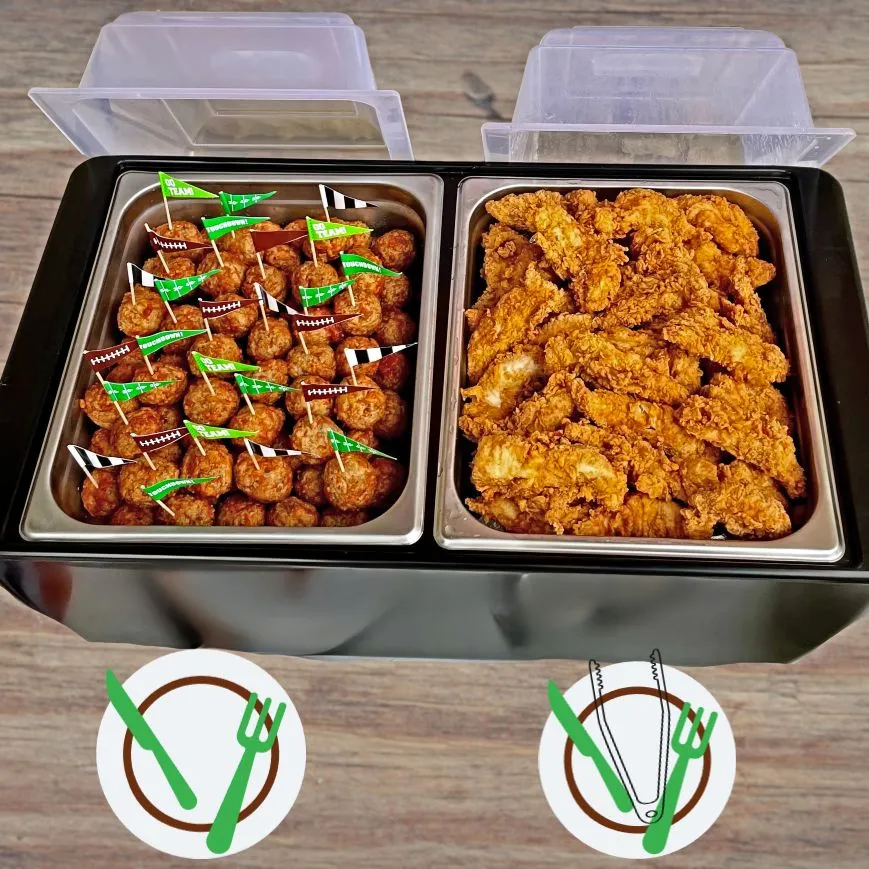REVO Coolers Dubler HEAT Flameless Chafer and Cooler