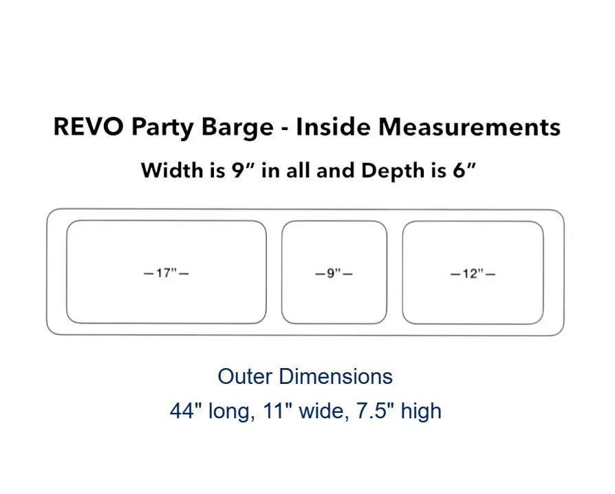 REVO Coolers Party Barge Insulated Premium Coolers
