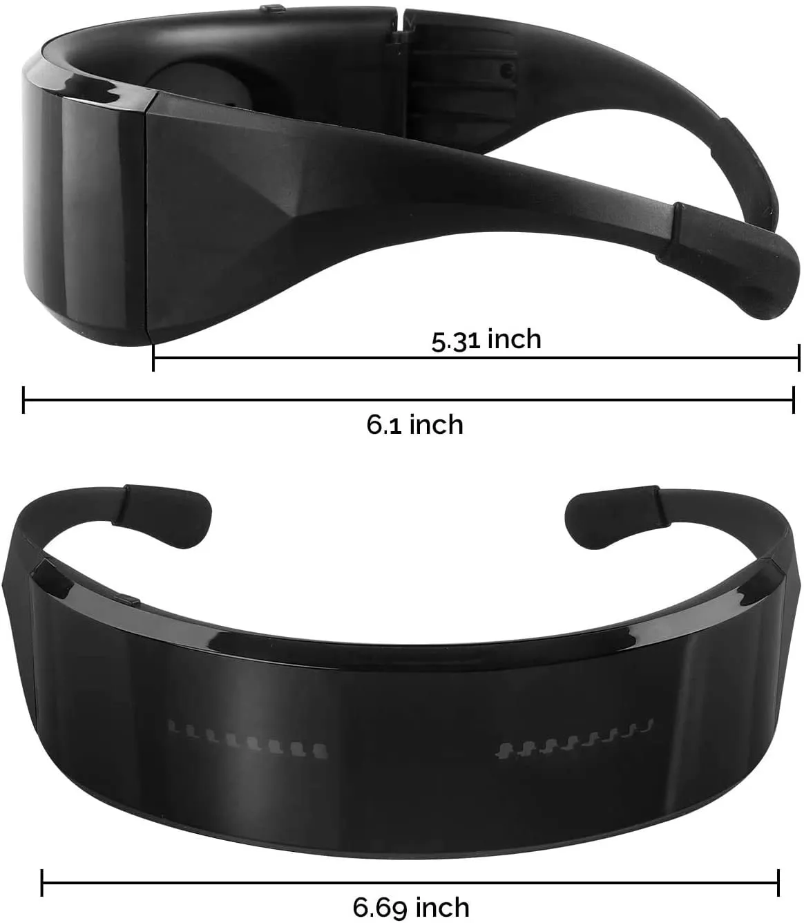 RGB full-color LED Shining Glasses