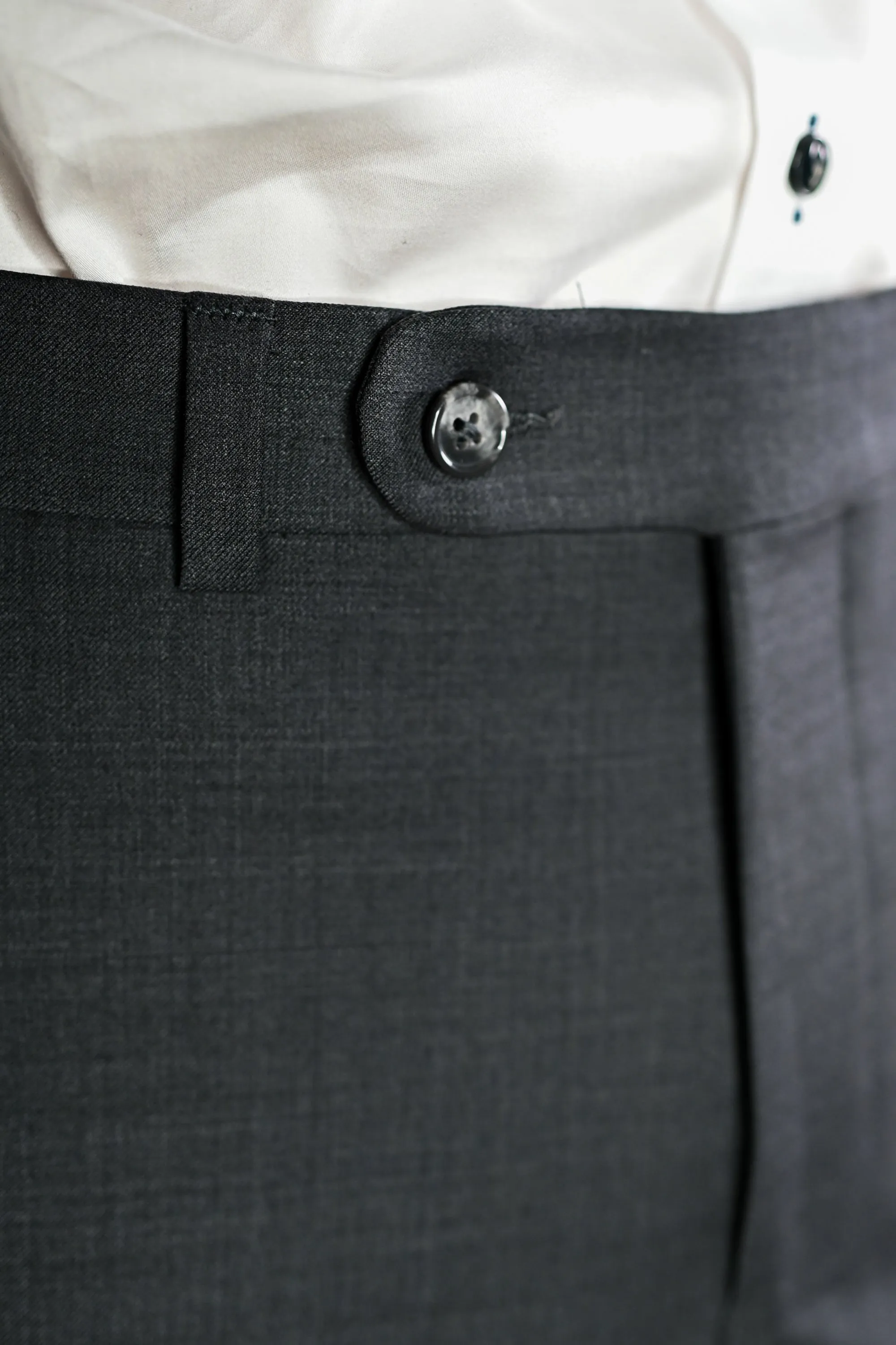 Riviera Traveler Flat Front Dress Pants Charcoal