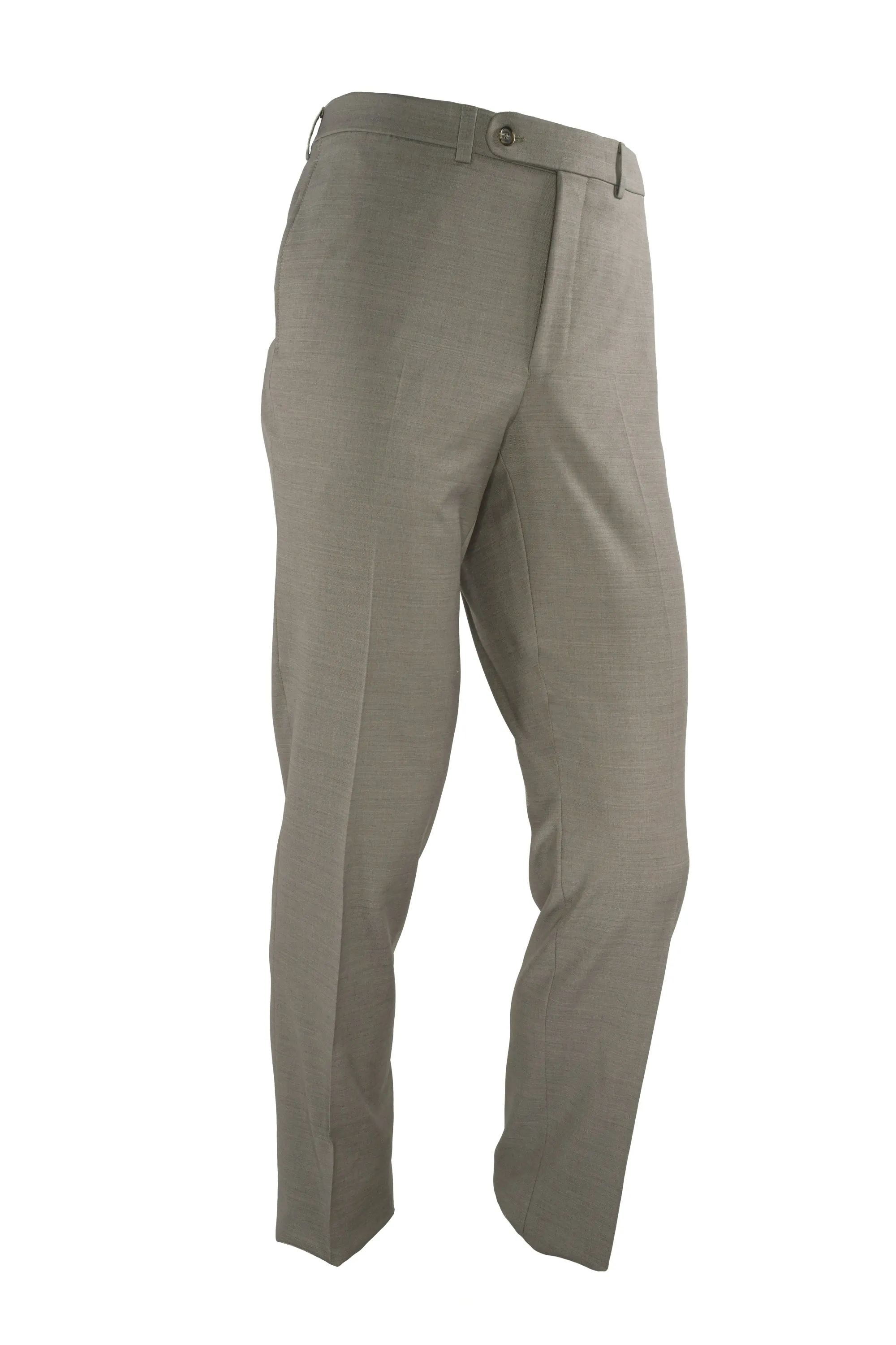 Riviera Traveler Flat Front Dress Pants Taupe