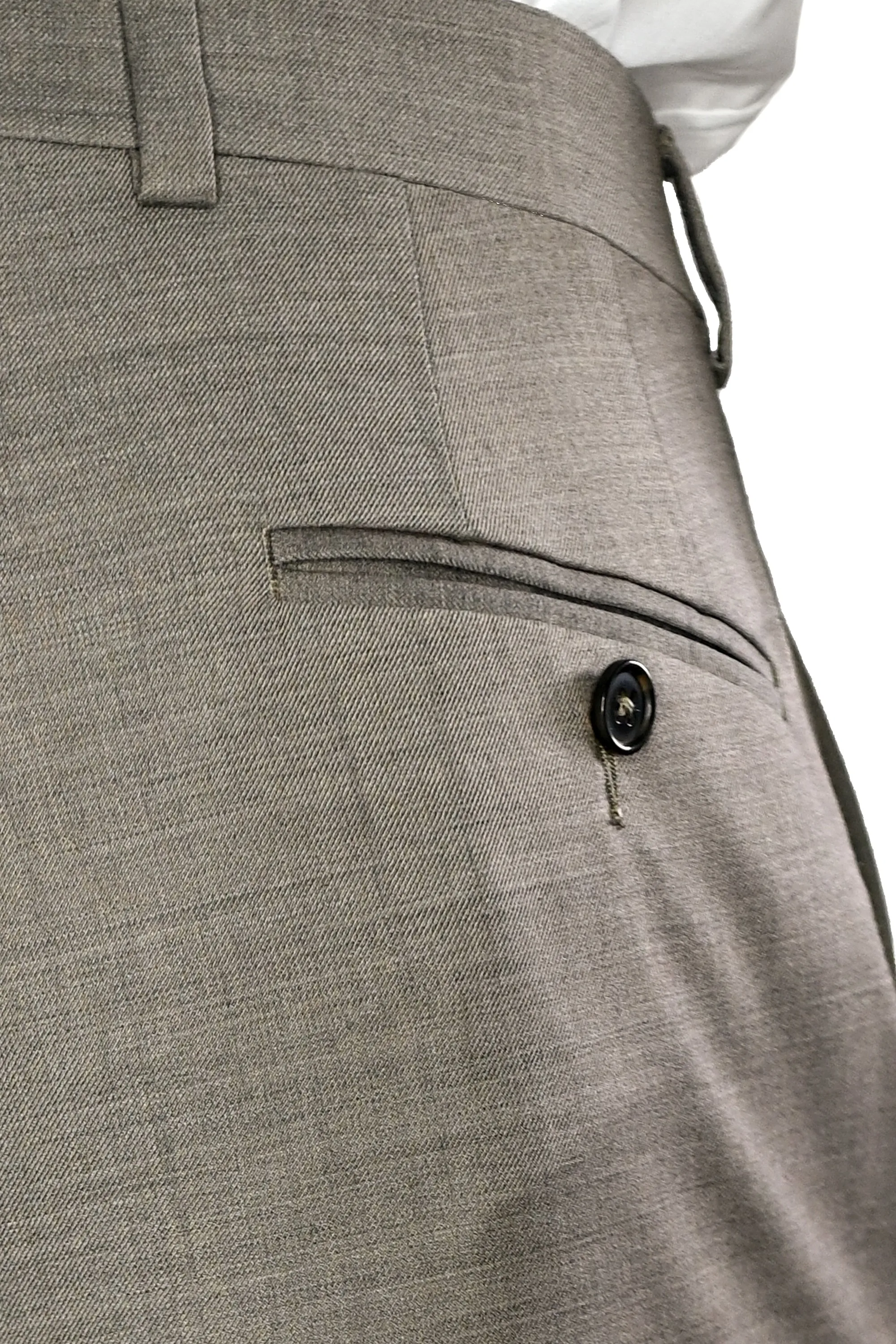 Riviera Traveler Flat Front Dress Pants Taupe