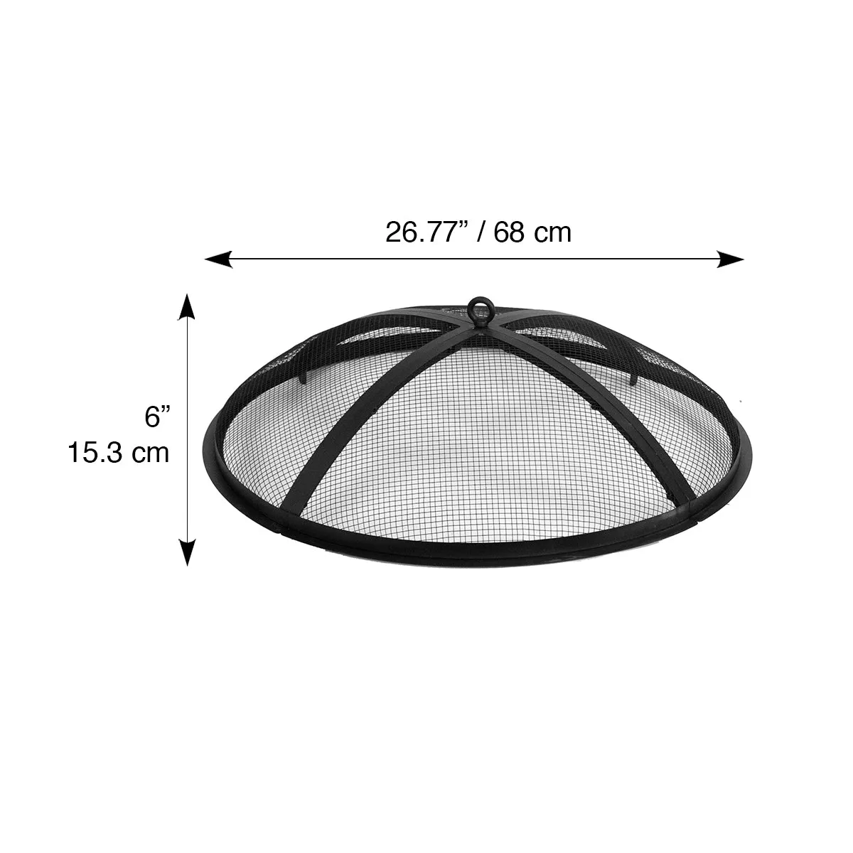 Round Domed Mammoth Spark Screen and Screen Lift