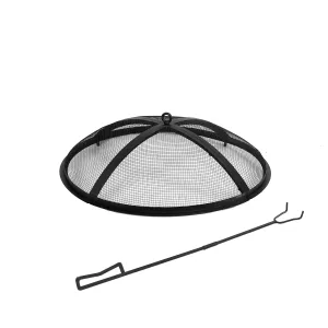 Round Domed Mammoth Spark Screen and Screen Lift