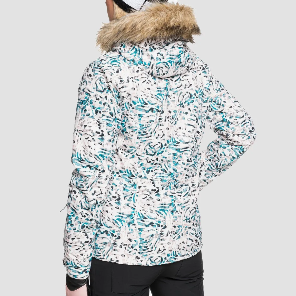 Roxy Jet Ski Snow Jacket Bright White Izi - Womens