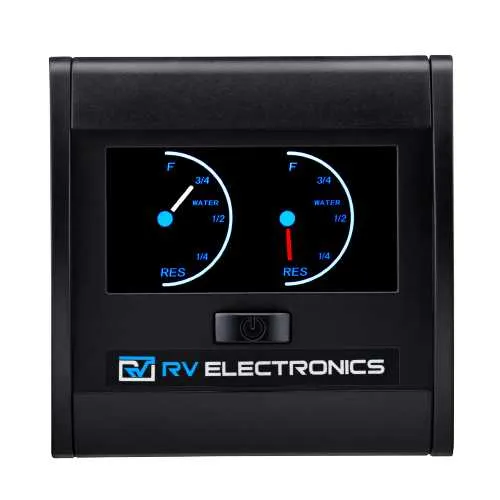RV Electronics LCD Double Marine Deep Tank Gauge and Sender Kit