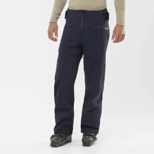 Salomon Men's Force 3L Shell Pant Regular-Night Sky-2023