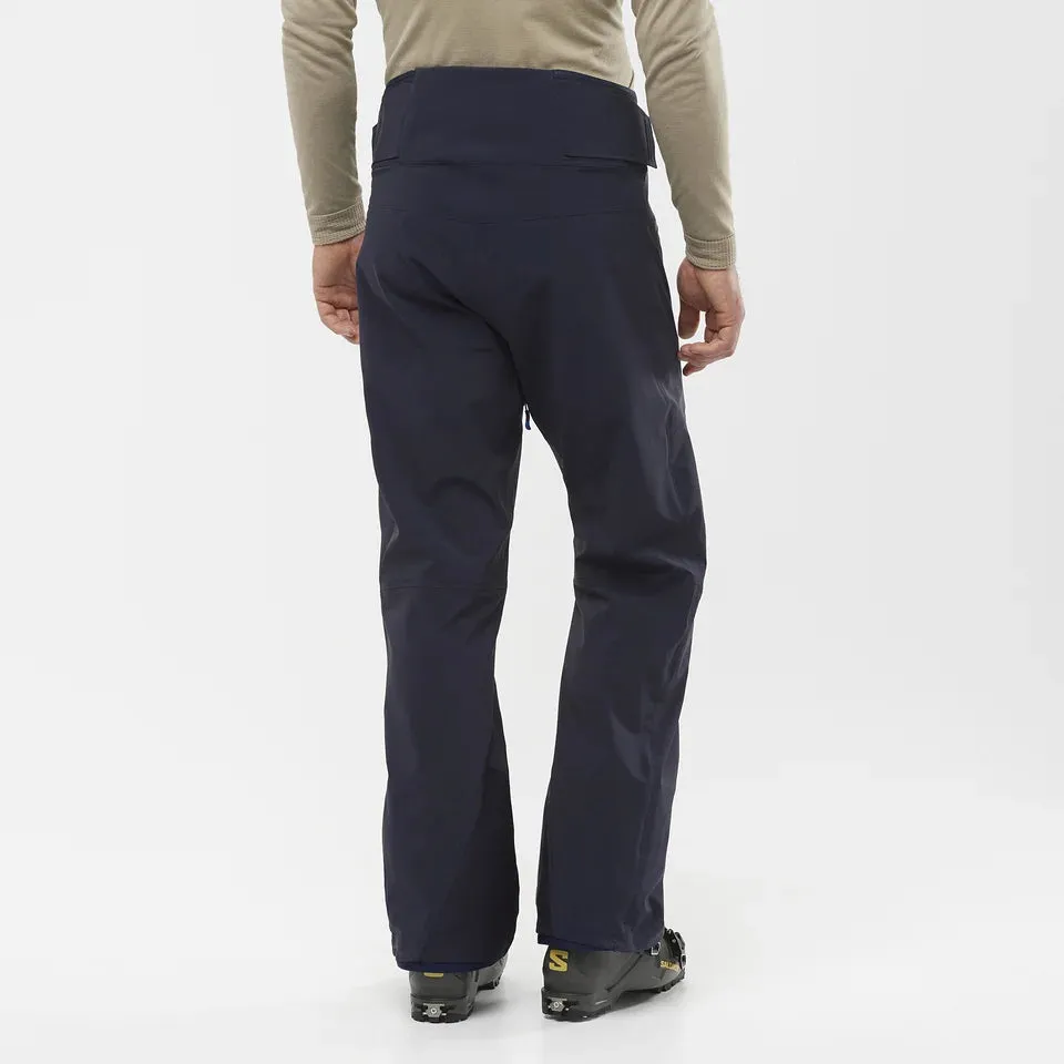 Salomon Men's Force 3L Shell Pant Regular-Night Sky-2023