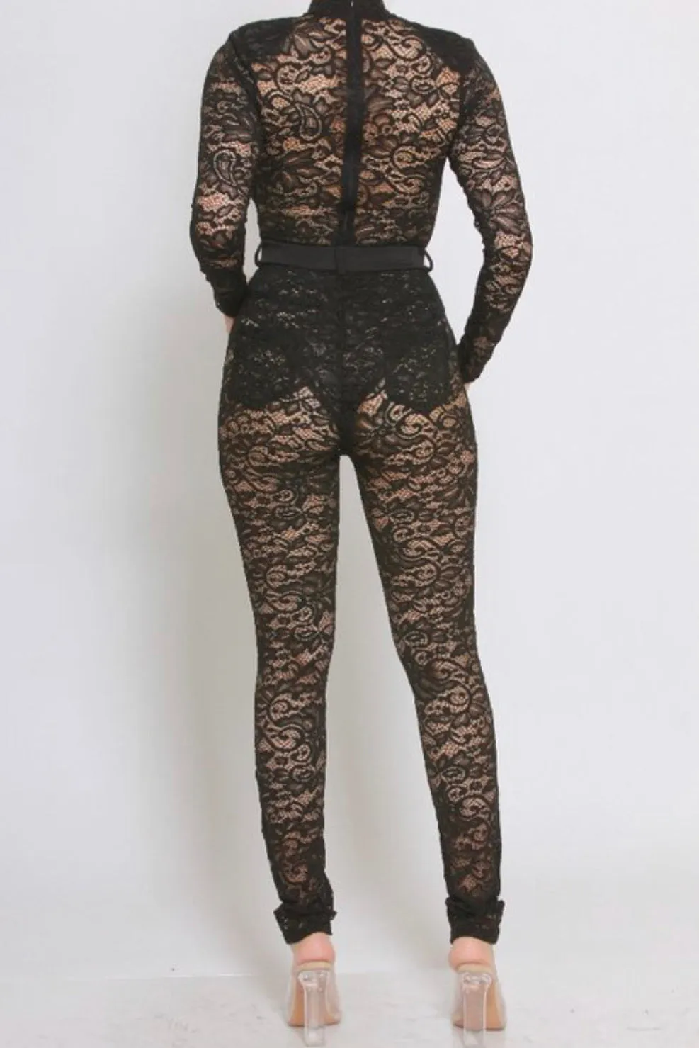 Sassy lace pants set