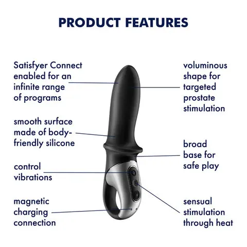 Satisfyer - Hot Passion Warming Anal Vibrator With App