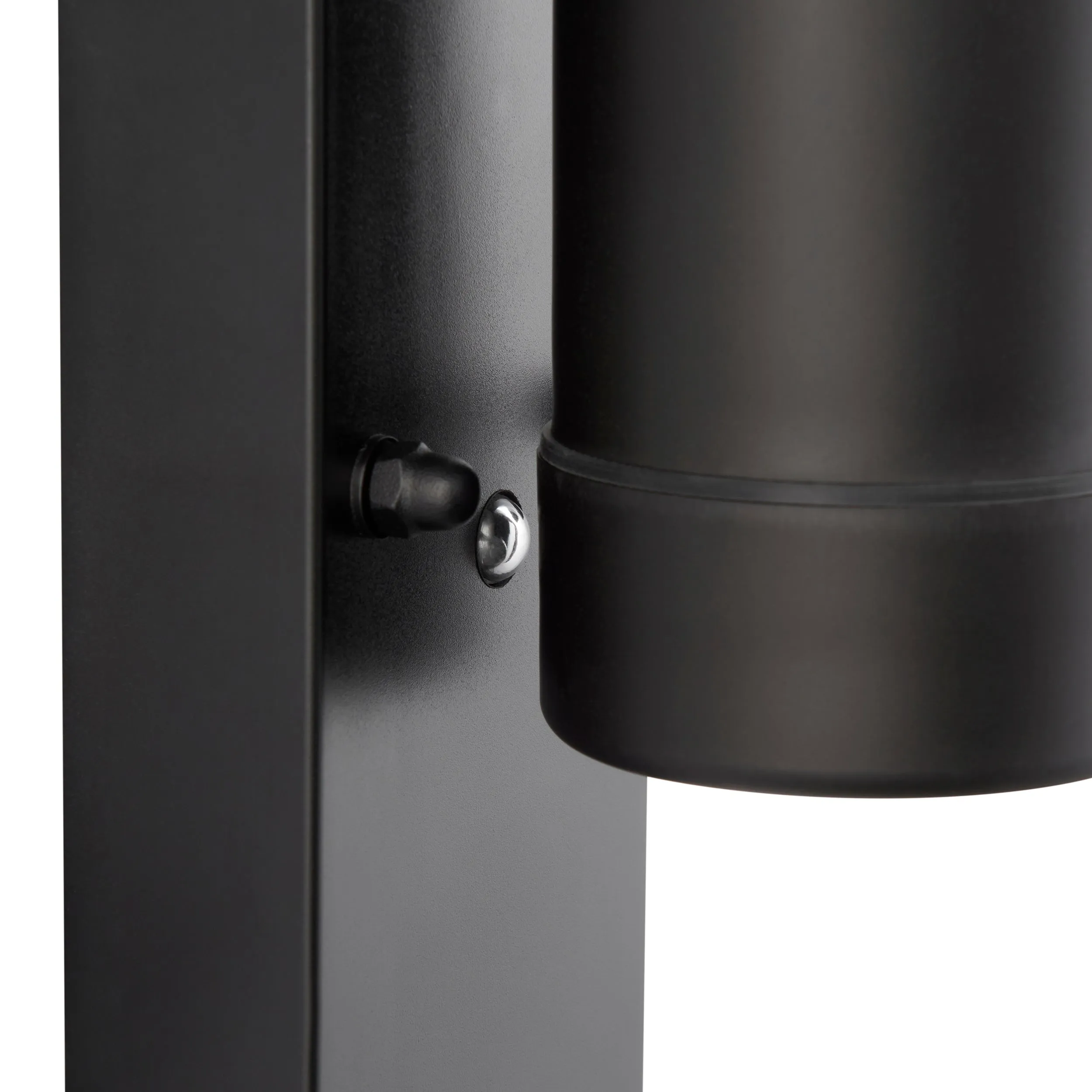 Saxby 81015 Icarus photocell 2lt wall IP44 7W Black polypropylene & clear pc 2 x 7W LED GU10 (Required)