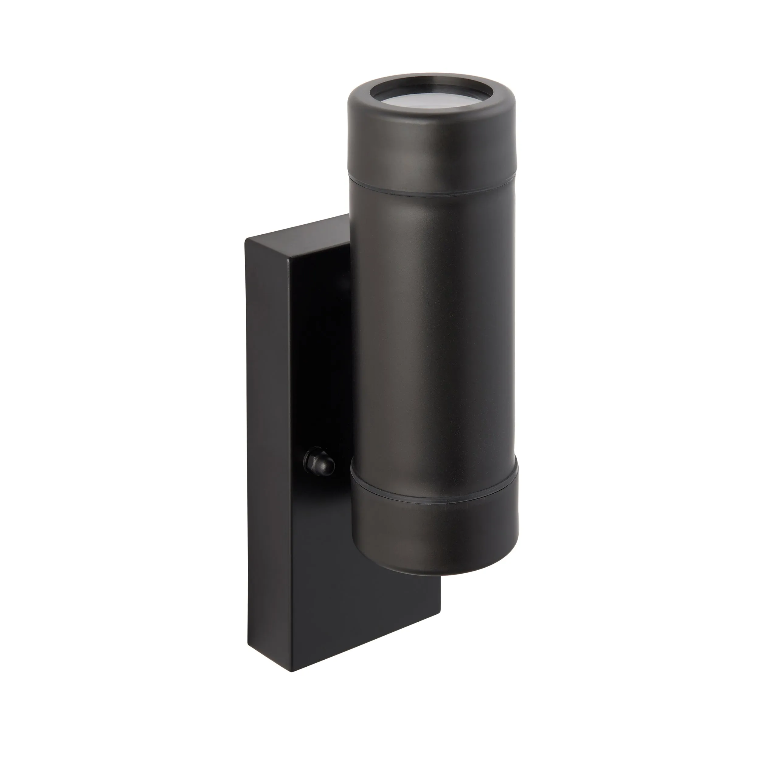 Saxby 81015 Icarus photocell 2lt wall IP44 7W Black polypropylene & clear pc 2 x 7W LED GU10 (Required)