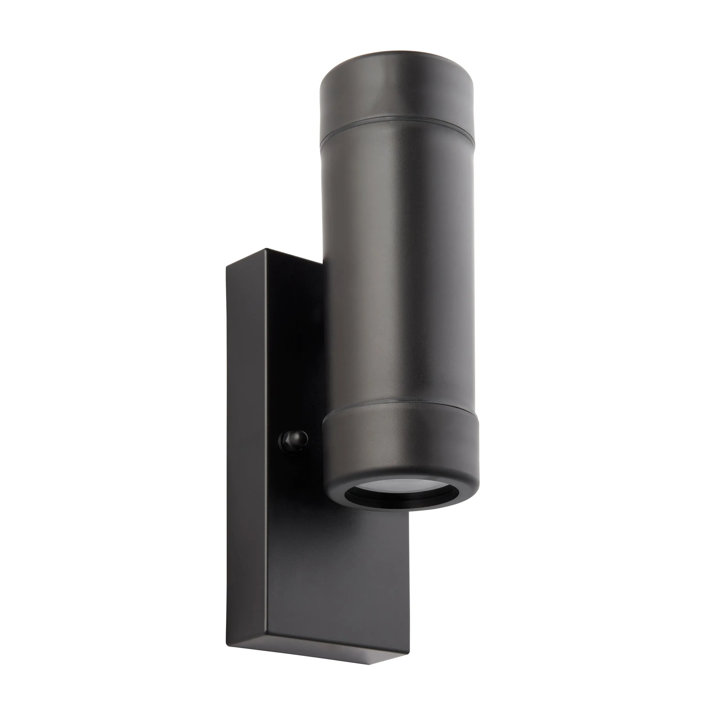 Saxby 81015 Icarus photocell 2lt wall IP44 7W Black polypropylene & clear pc 2 x 7W LED GU10 (Required)