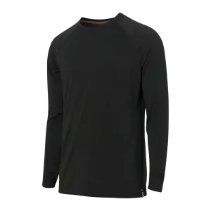 Saxx Mens Roast Master Mid-Weight Long Sleeve / Black