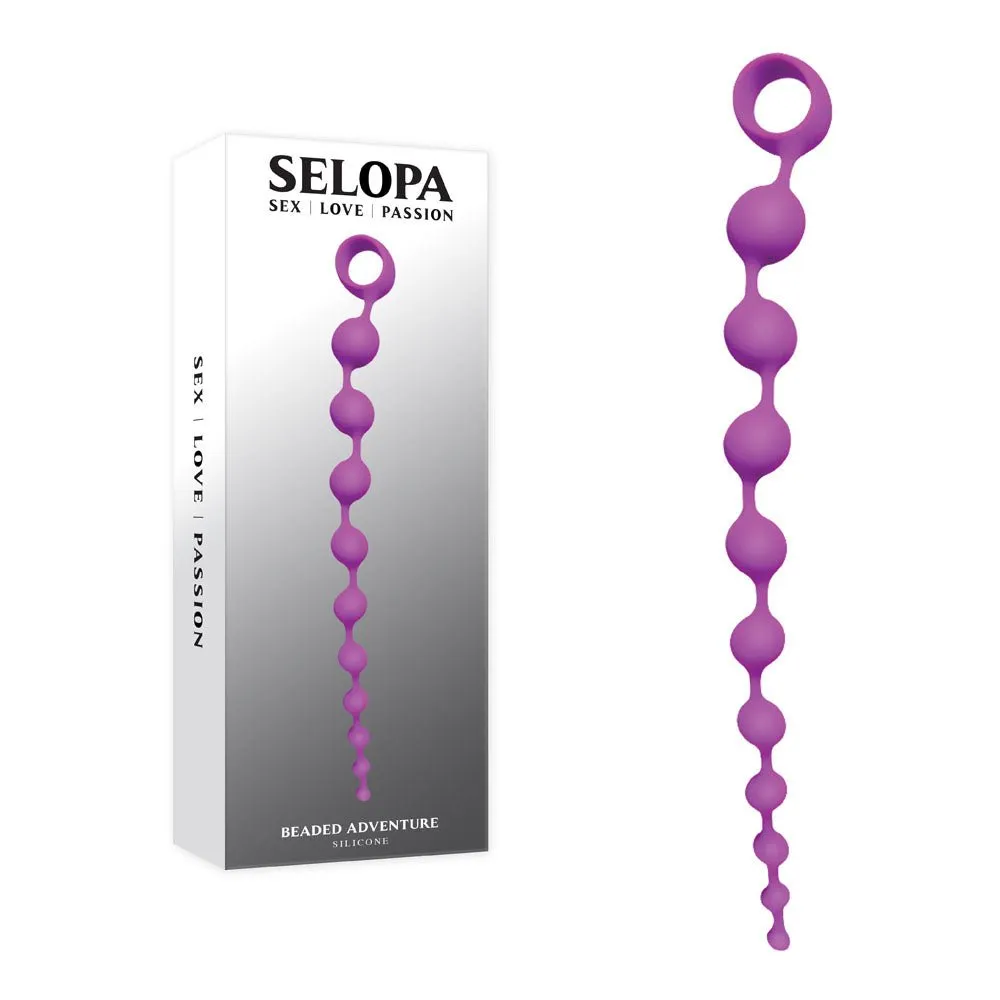 Selopa Beaded Adventure - Anal Beads - Purple