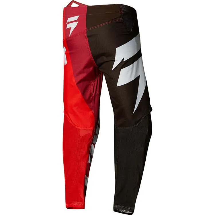 SHIFT YOUTH WHIT3 TARMAC PANTS BLACK/RED