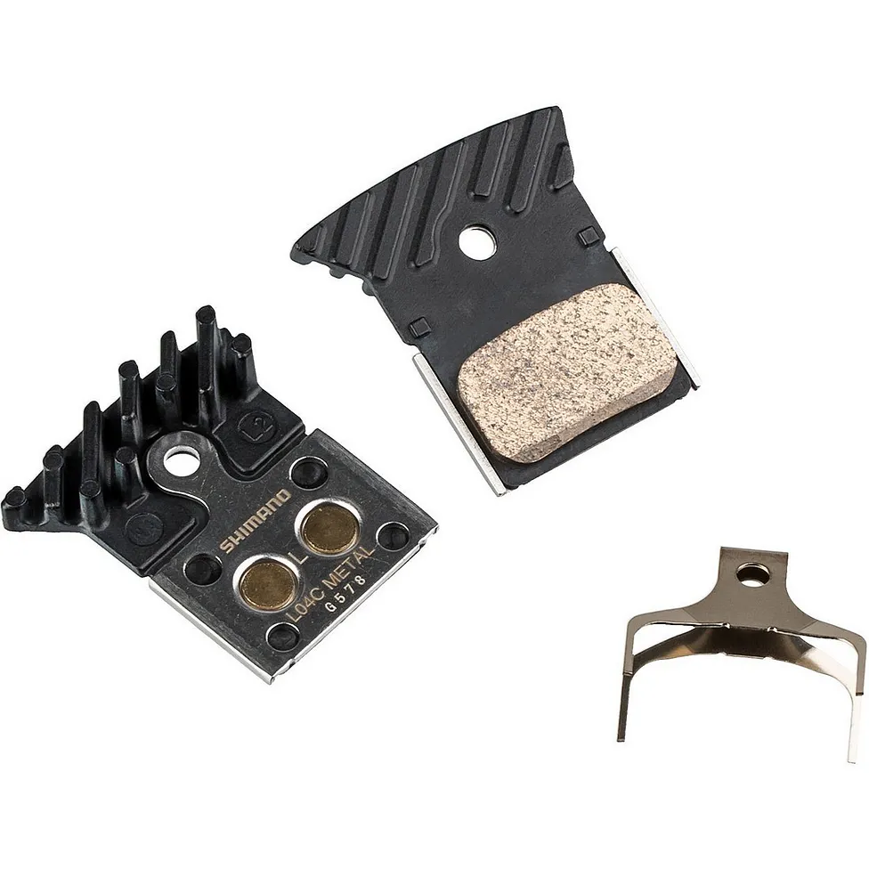 Shimano DuraAce/Ultegra/105/Tiagra/GRX L04C Finned Metal Disc Pad