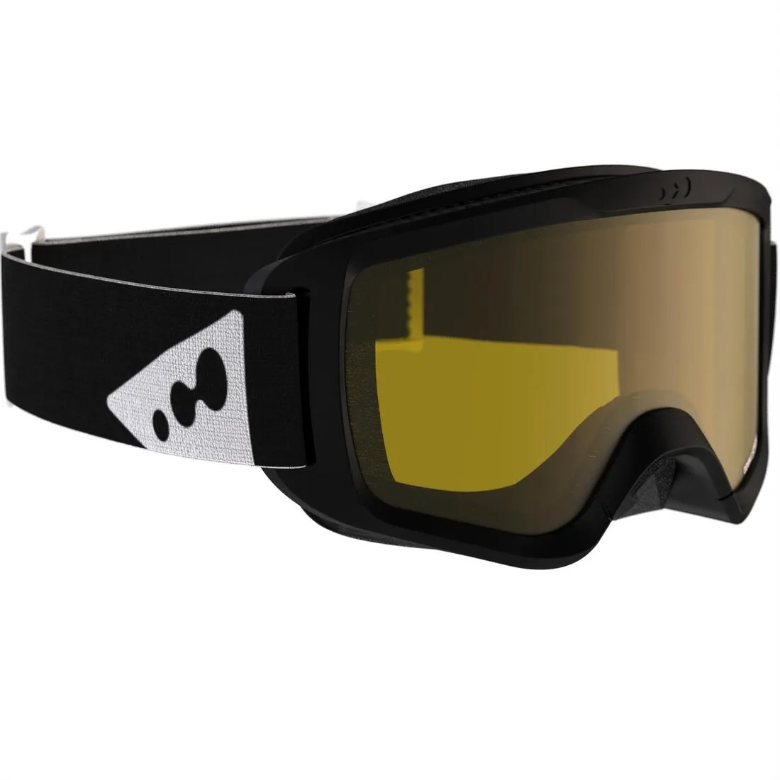 SKIING AND SNOWBOARDING MENS’ SNOW 300 BAD WEATHER BLACK-P