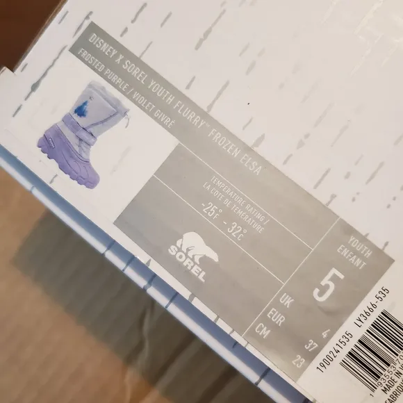 SOREL Disney Frozen 2 NIB Flurry boot Big kid 5