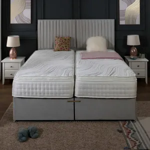 Spacebox Soft Zip and Link 1000 Pocket Sprung Pillow Box Divan Bed Set