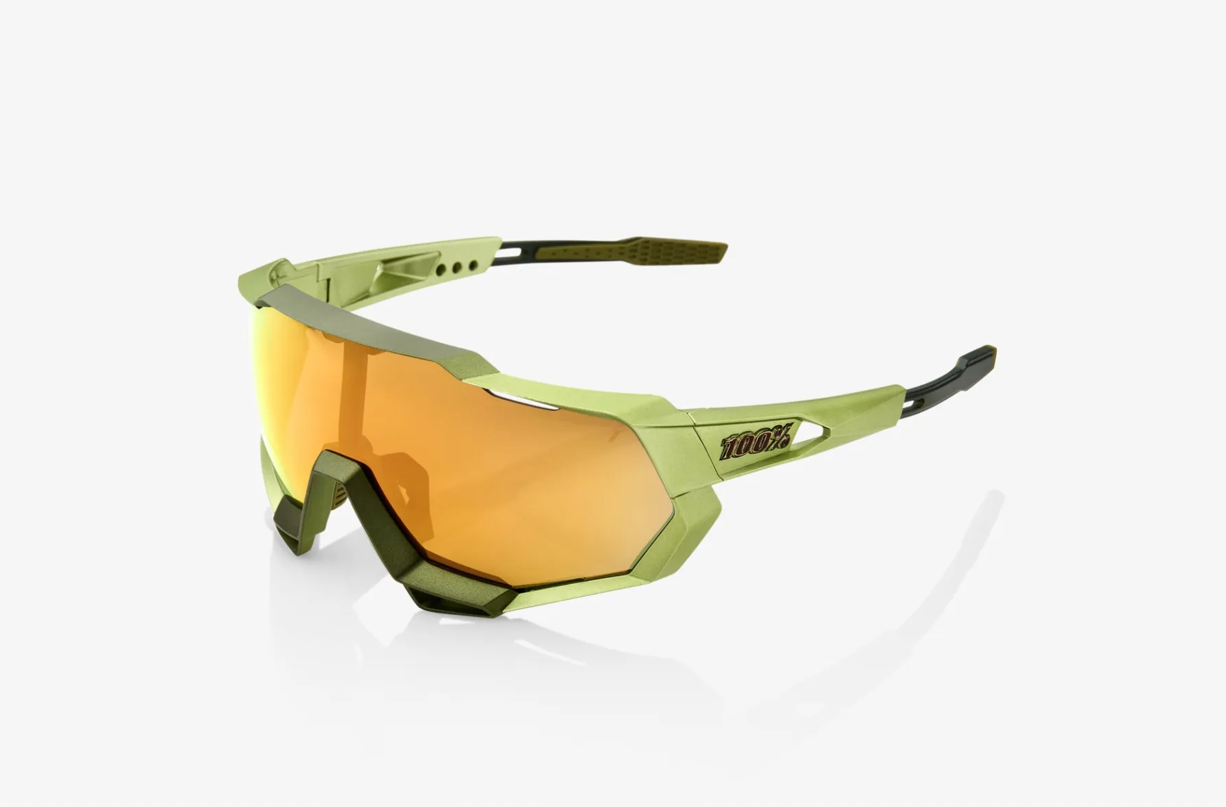 SPEEDTRAP-Matte Metallic Viperidae / Bronze Multilayer Mirror Lens