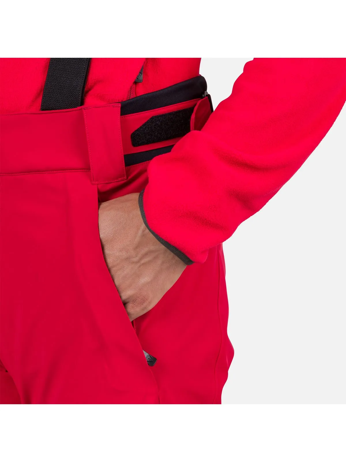 Spodnie męskie narciarskie Rossignol Blackside Pant czerwony