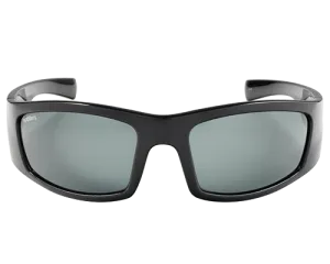 Spotters Coyote  Gloss Black Mens Performance Polarised Sunglasses