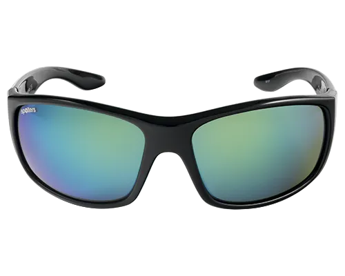 Spotters Cruiz Gloss Black Mens Performance Polarised Sunglasses