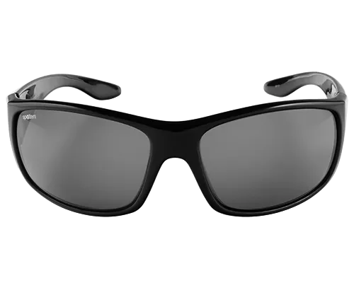 Spotters Cruiz Gloss Black Mens Performance Polarised Sunglasses