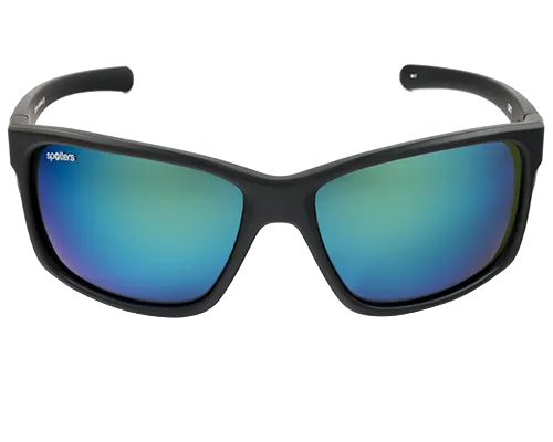 Spotters Grit Matt Black Frame Polarised Sunglasses