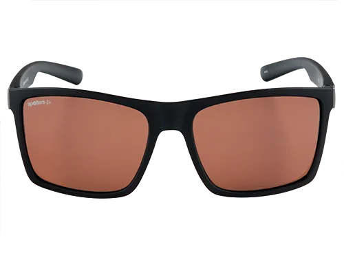 Spotters Riot Matt Black Mens Performance Polarised Sunglasses