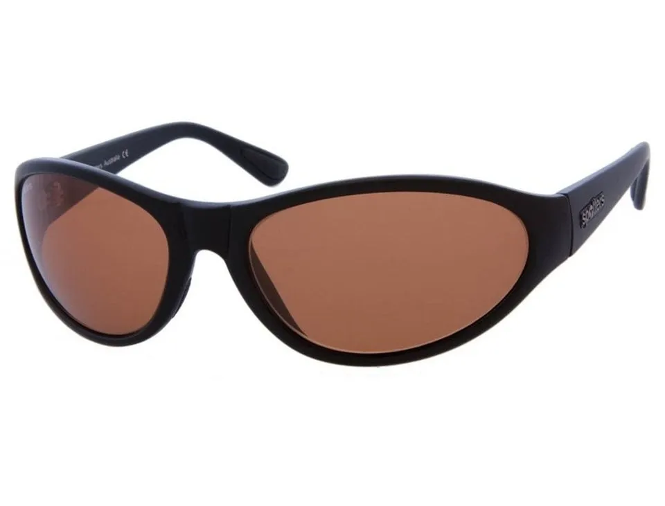 Spotters Thunder  Matt Black Womens Performance Polarised Sunglasses