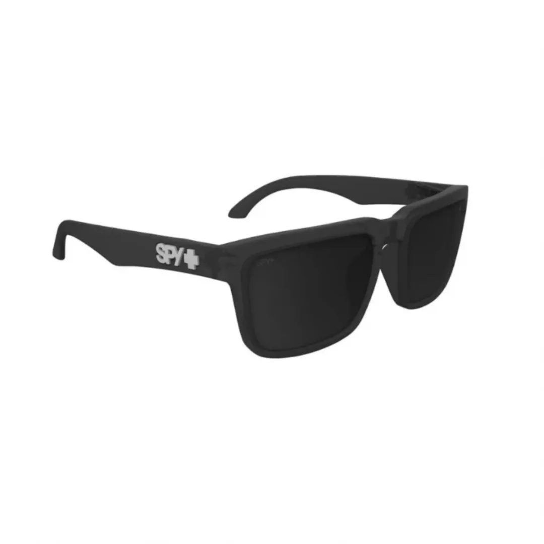 Spy Helm - Matte Translucent Black Happy Gray Black Mirror