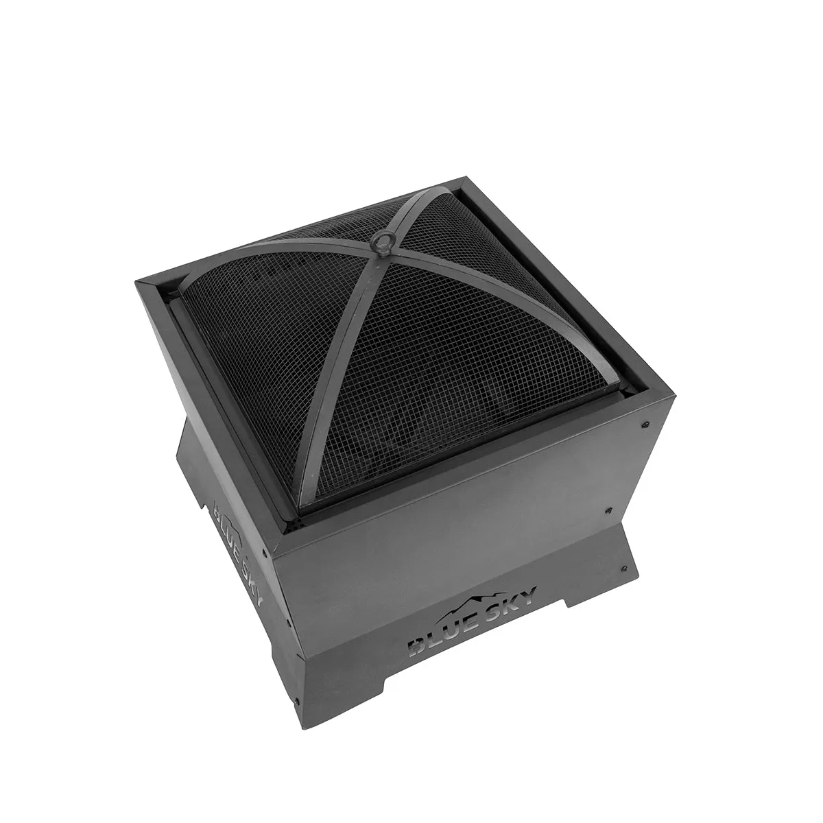 Square Domed Peak Spark Screen and Screen Lift