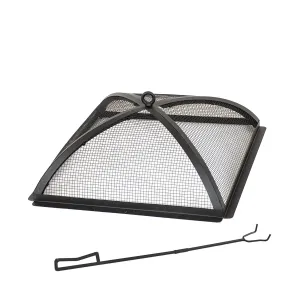 Square Domed Peak Spark Screen and Screen Lift