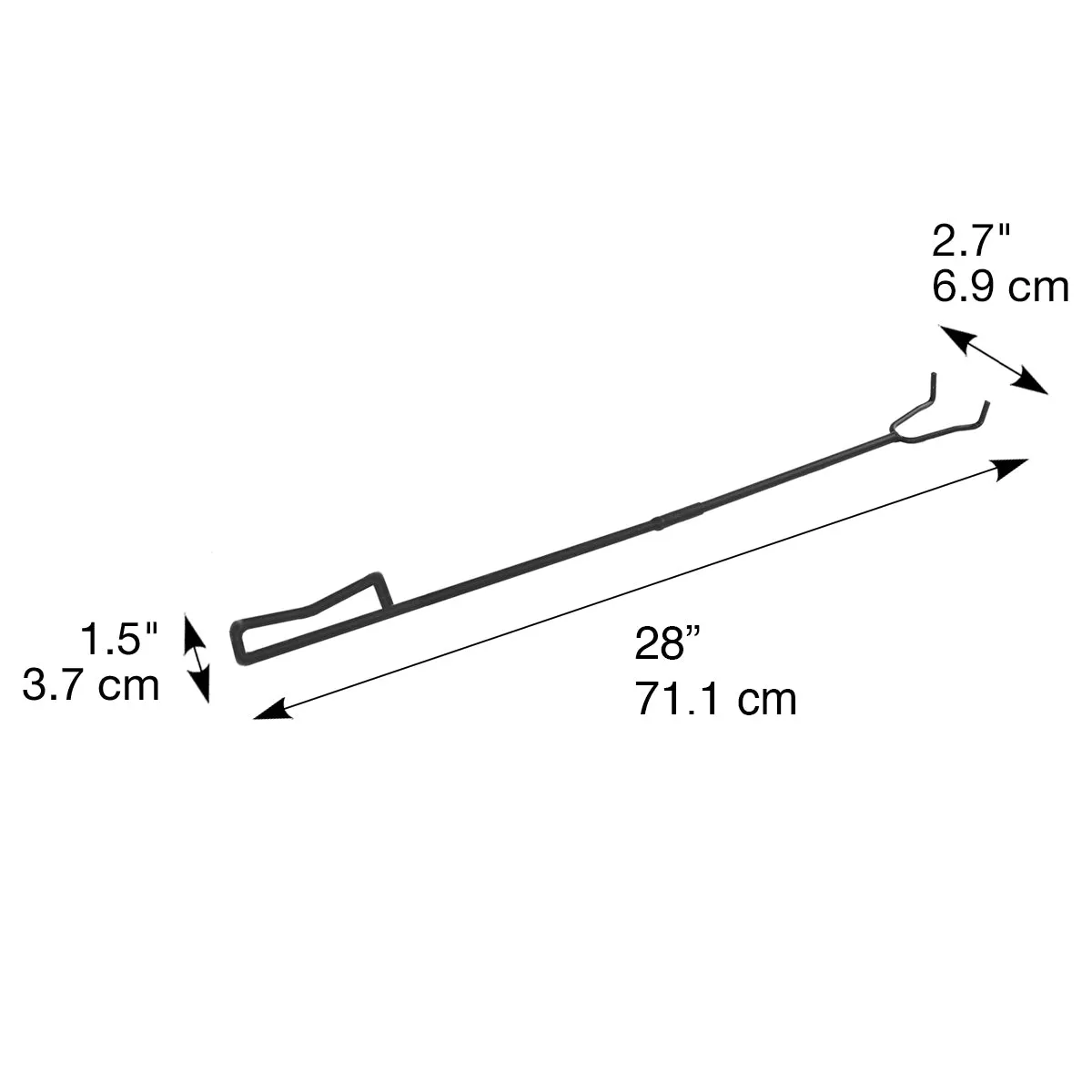 Square Flat Peak Spark Screen and Screen Lift