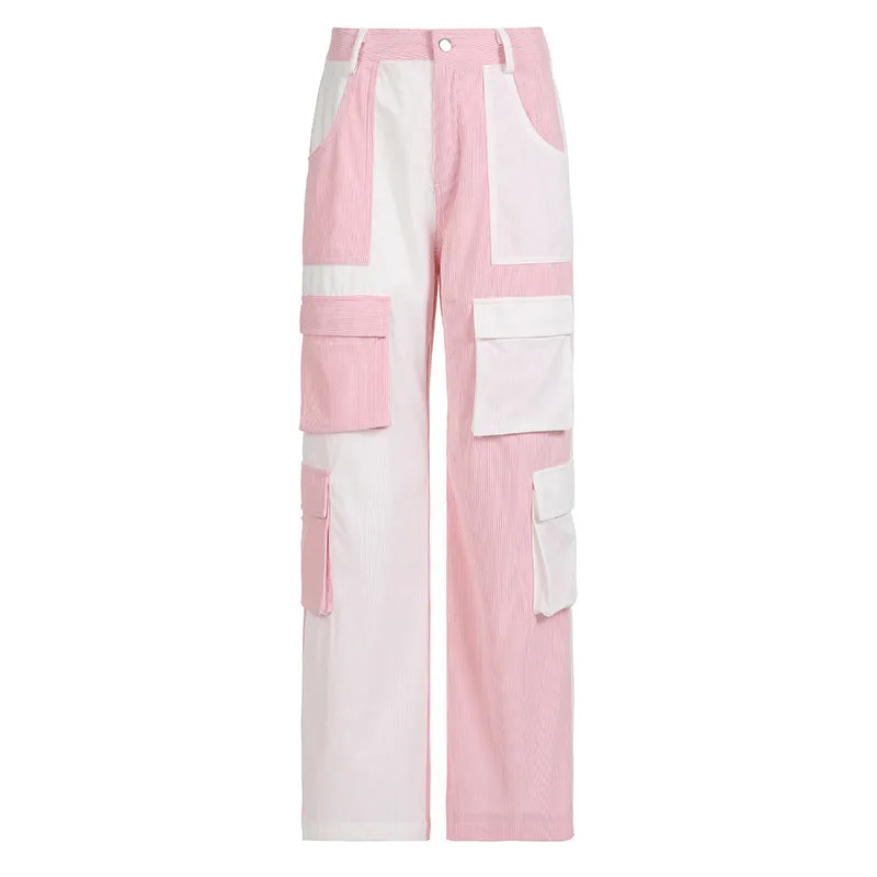 Street Duo Color Big Pants