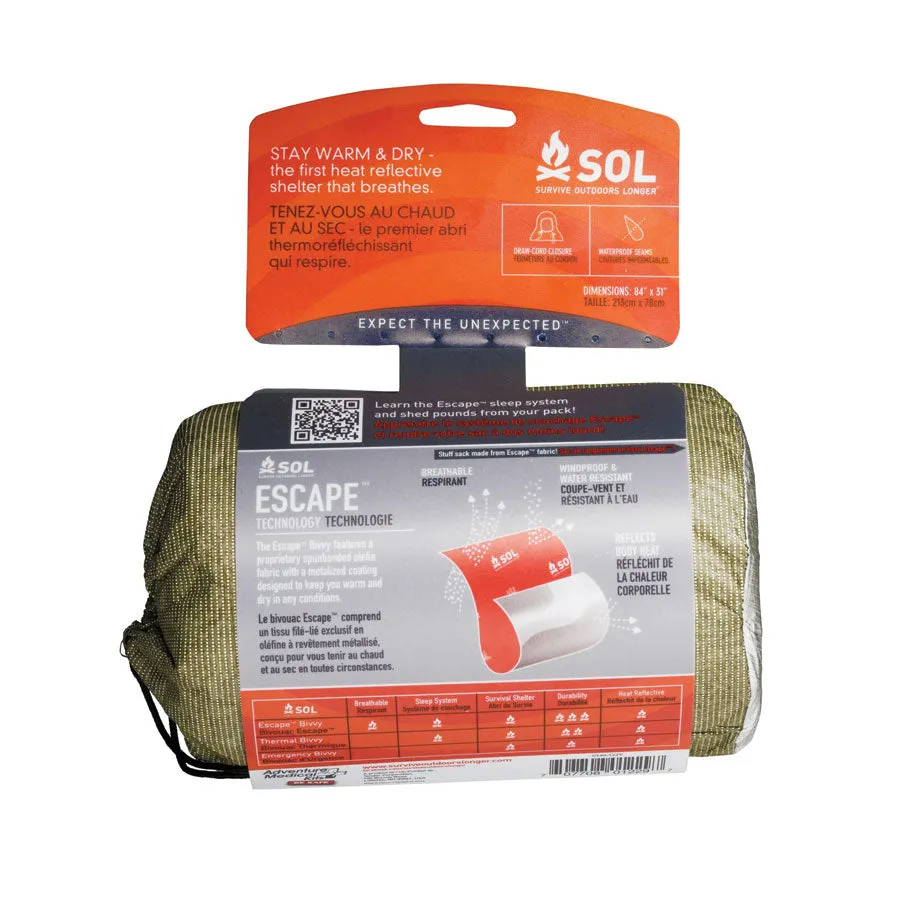 Survive Outdoors Longer SOL Escape Bivvy OD Green