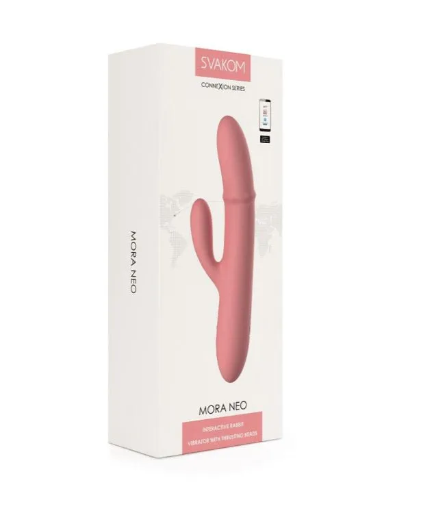 Svakom Mora Neo Interactive Rabbit Vibrator with Thrusting Beads