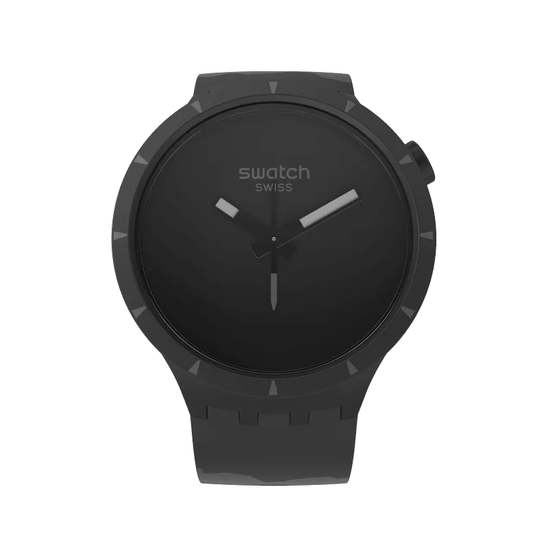 Swatch BIOCERAMIC BASALT ORIGINALS BIG BOLD 47MM SB03B110 watch