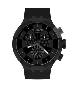Swatch Checkpoint Black Originals Big Bold 47mm SB02B400 watch
