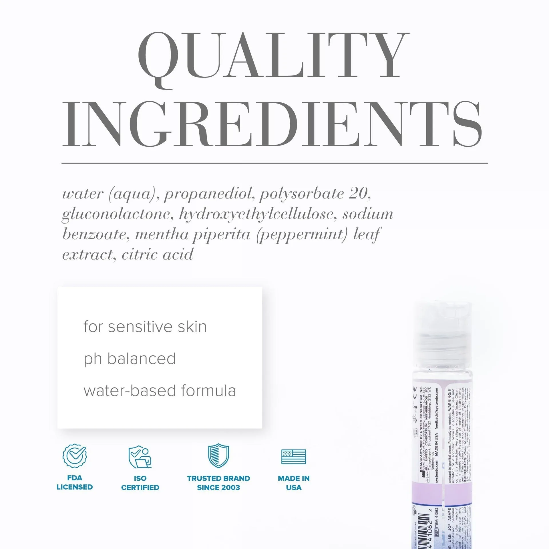 System JO For Her Agape Lubrifiant Refroidissement 60 ml