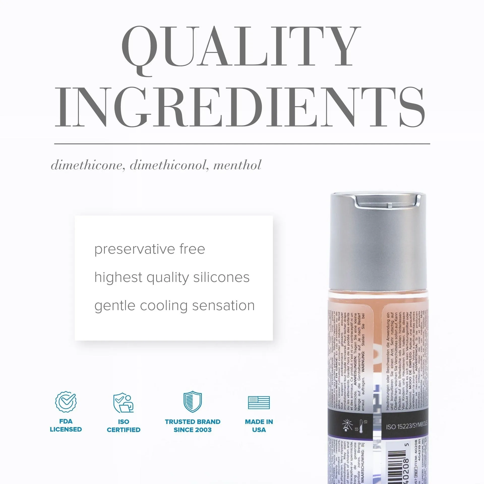 System JO Premium Anal Lubrifiant Silicone Refroidissement 120 ml