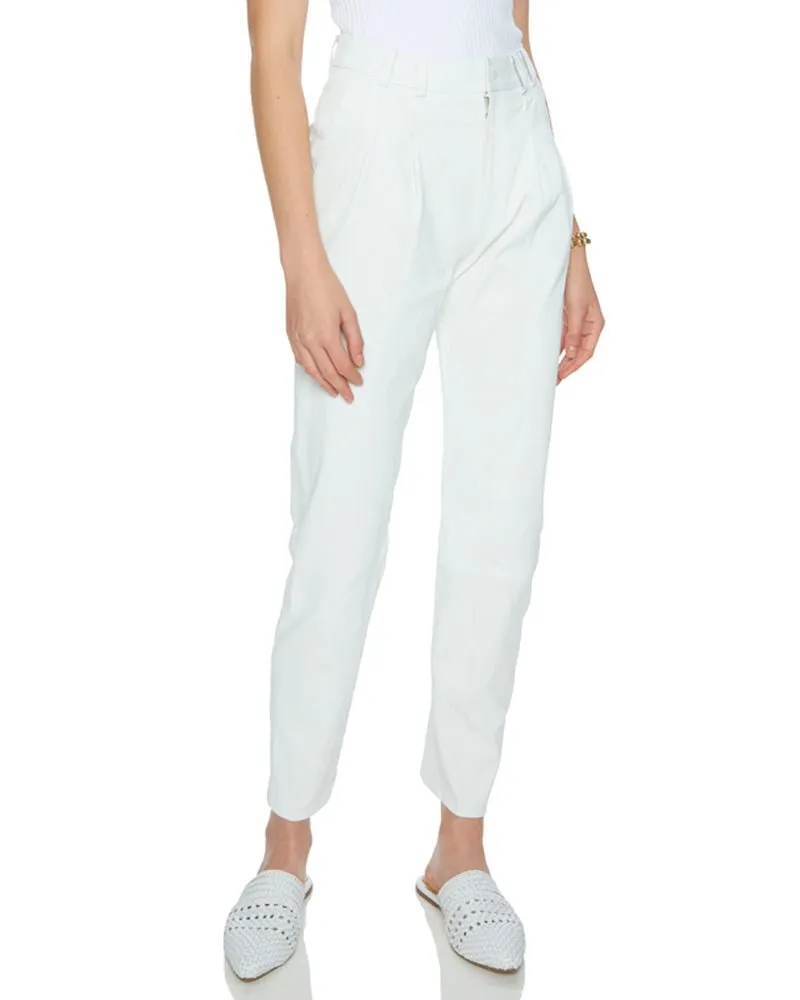 Tailored Stretch Leather Trouser