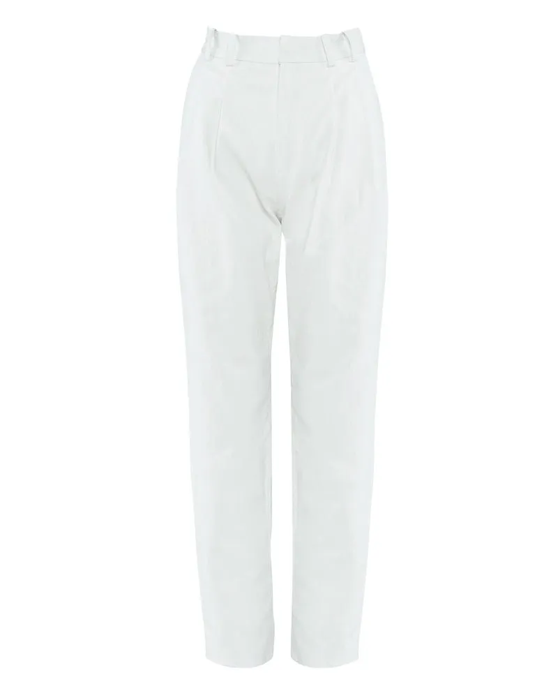 Tailored Stretch Leather Trouser