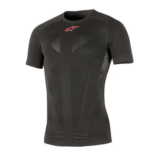 Tech Top Short Sleeve Summer Black/Red XL/XXL