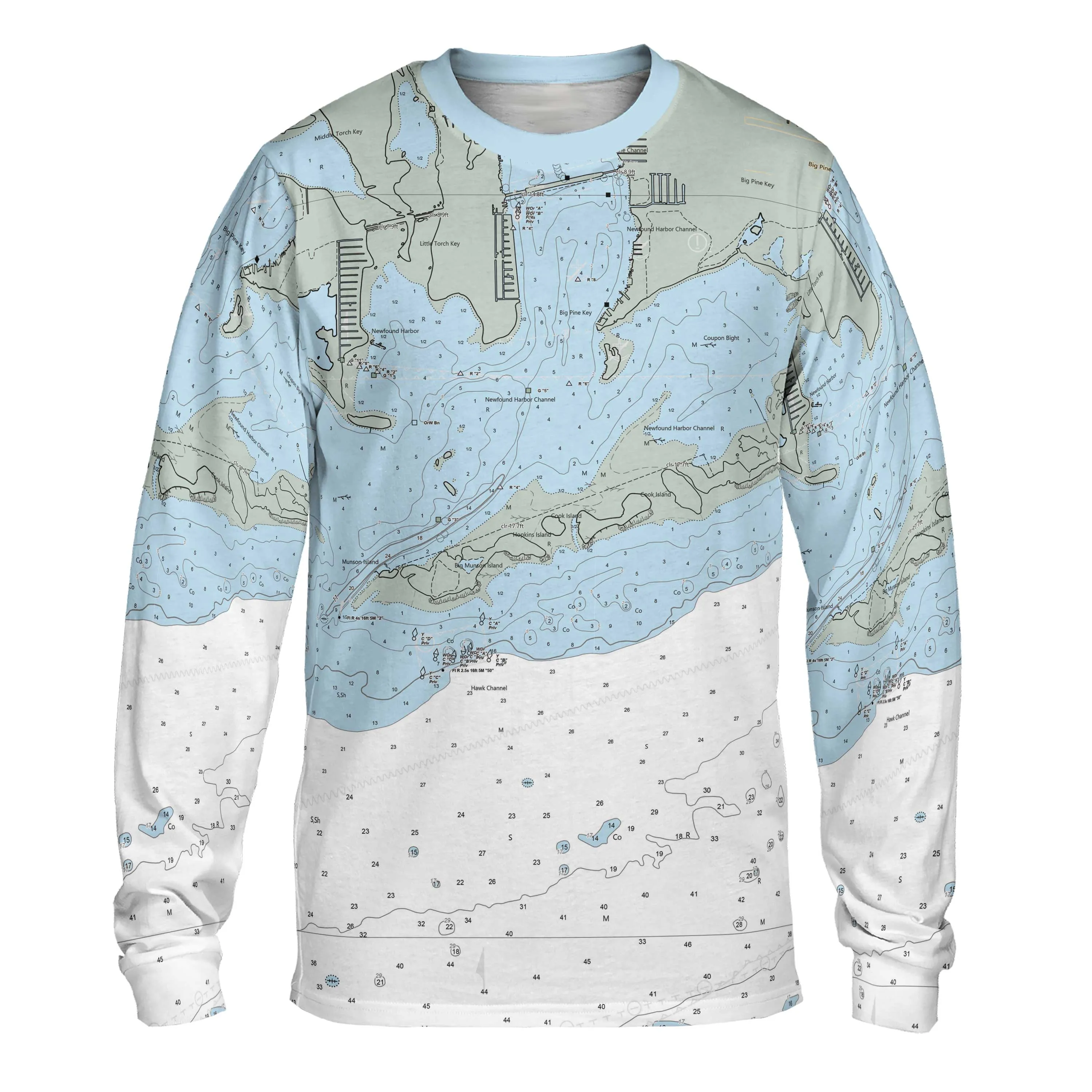 The Newfound Harbor Keys Long Sleeve Performance Tee