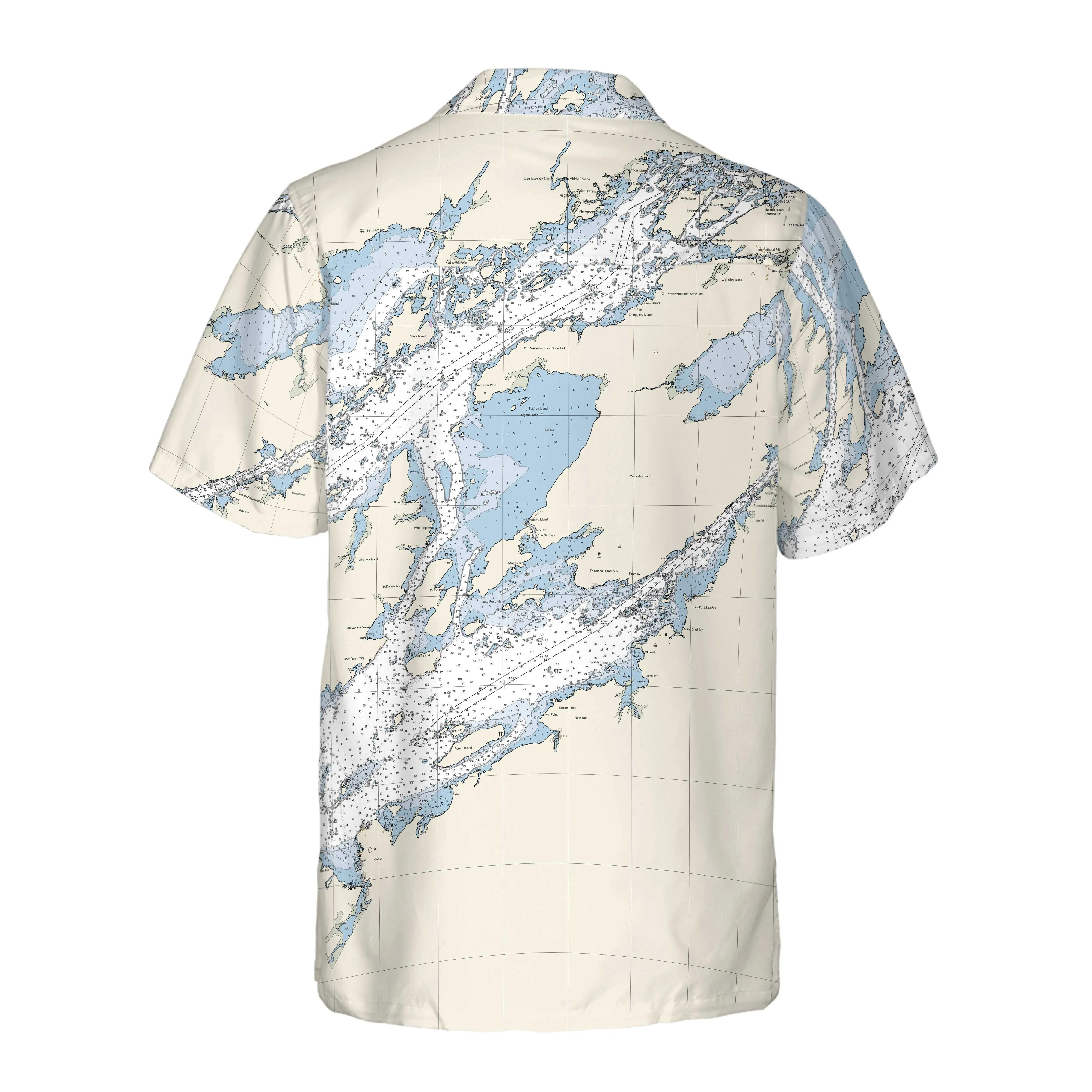 The Thousand Islands Coconut Button Camp Shirt