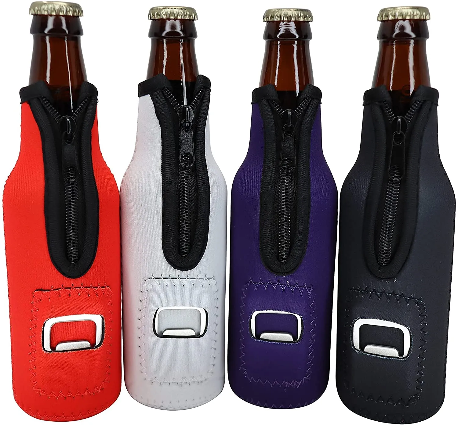 Trump 2024 Beer Bottle Insulator - Donald Trump Gifts MAGA Save America,Make Liberals Cry Again,Four More Years of Liberal Tears,Insulated Cooler Sleeve with Zipper,Built-In Removable Bottle Opener
